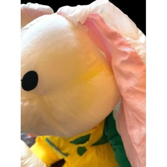 1993 Vtg International Silver Co.  Nylon Puffalump Style Bunny Rabbit - Picture 2 of 5